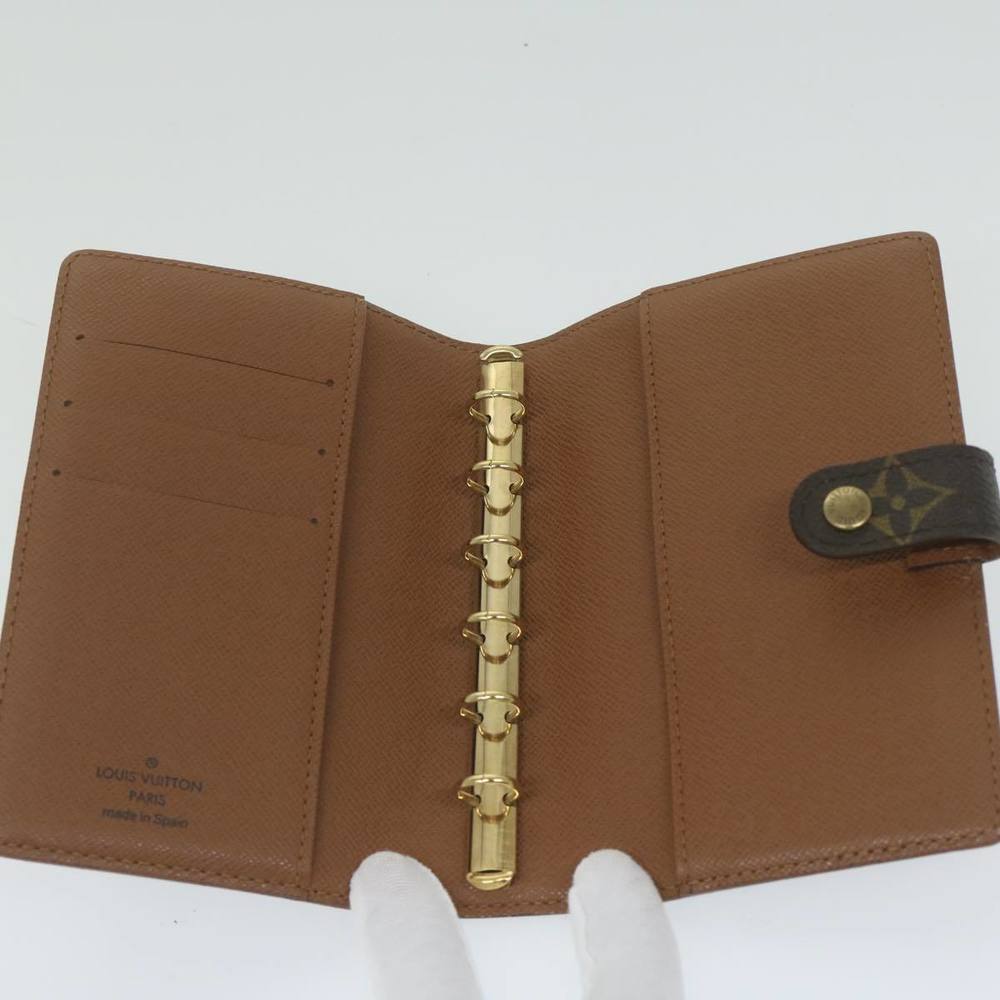 LOUIS VUITTON Monogram Agenda PM Day Planner Cover R20005 LV Auth am5409 - Picture 9 of 16